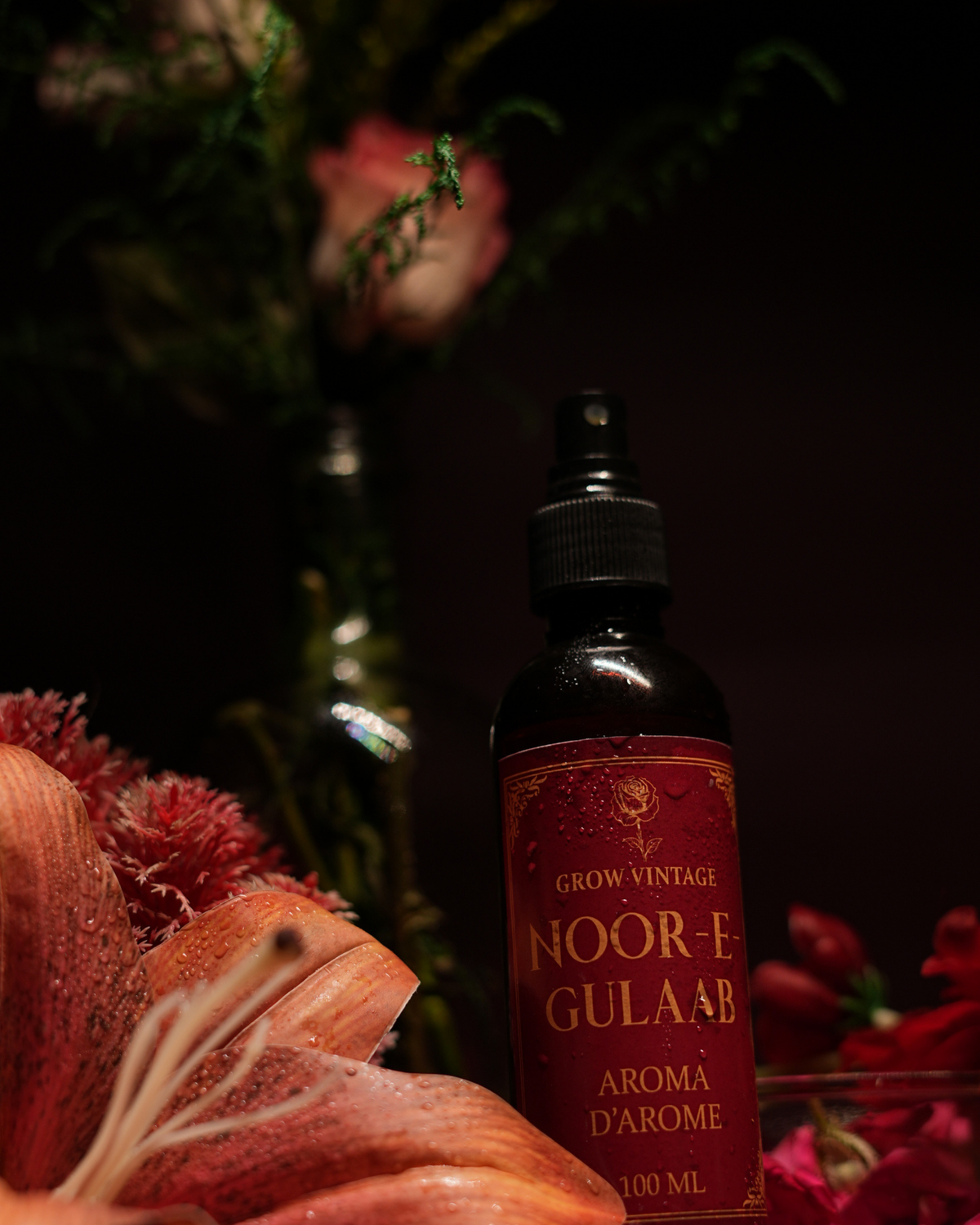 Noor-E-Gulaab Aroma D'Arôme — Multiuse Essential Oil Mist (100ml)