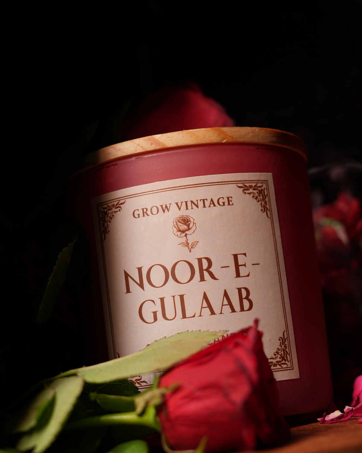 Noor-E-Gulaab Three-Wick Scented Candle