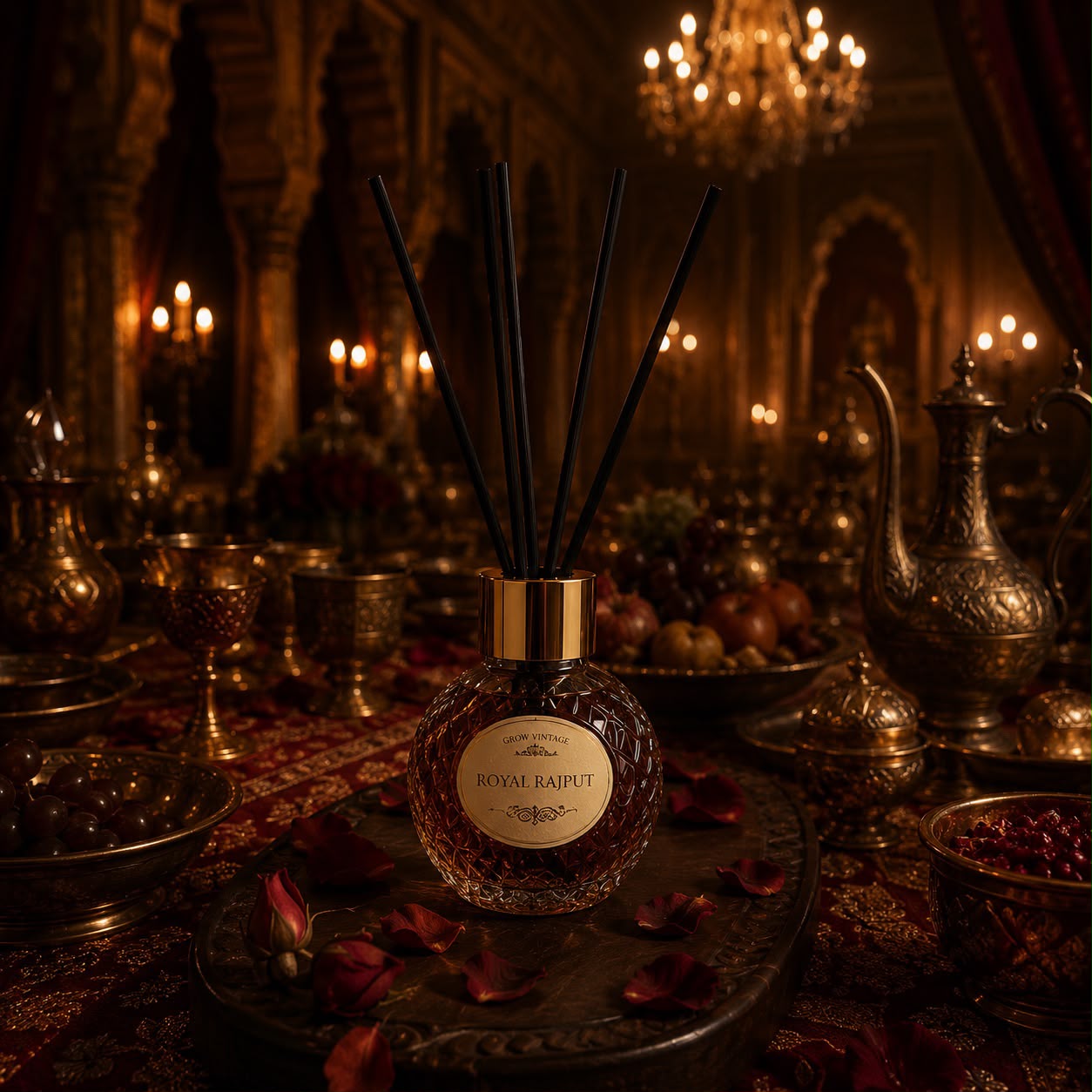 Royal Rajput | Reed Diffuser Oil (100 ML) | Room Fragrance