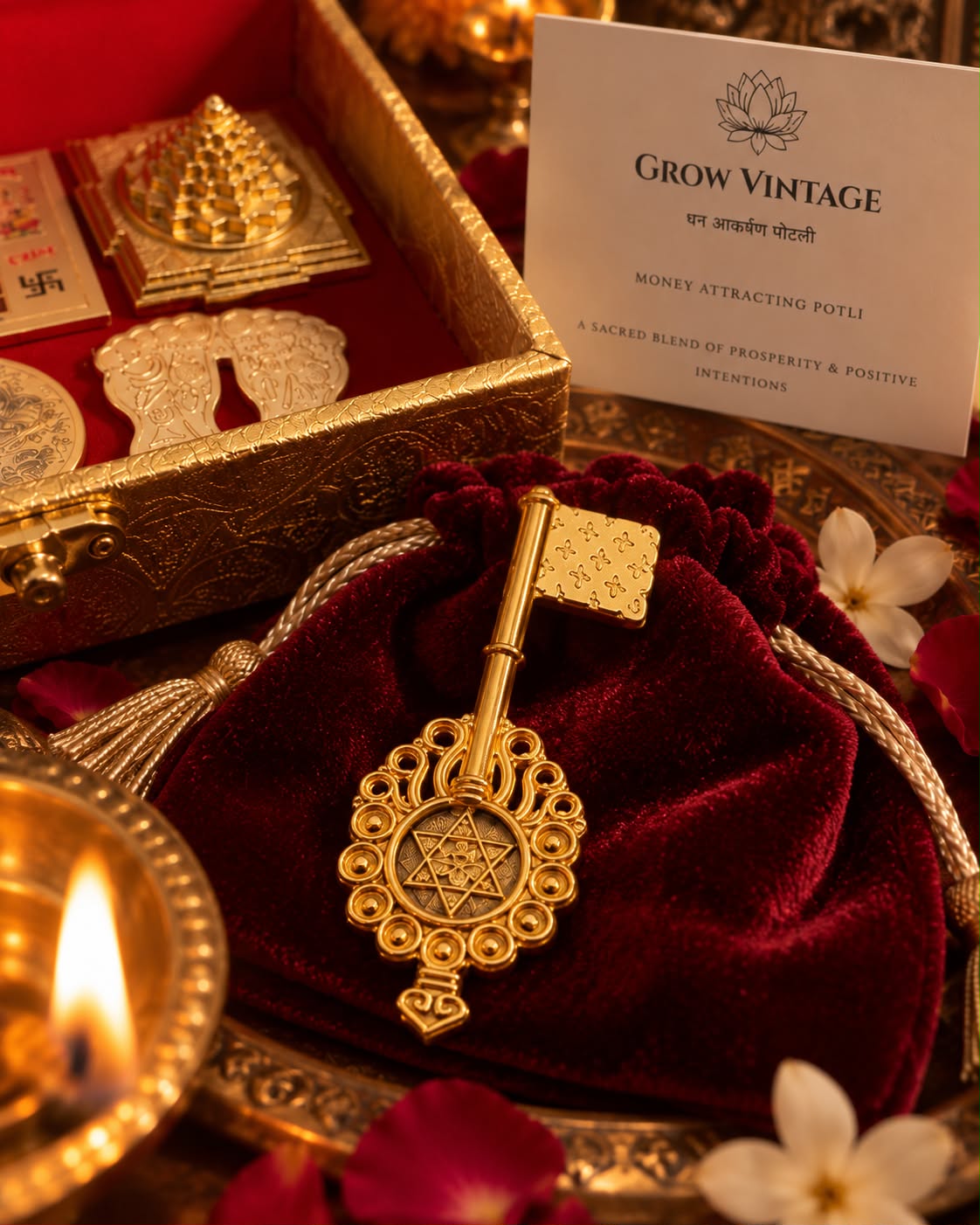 Lakshmi Pujan Treasure Box — A Sacred Collection for Prosperity & Abundance