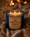 Himalayan Dawn Luxury Scented Candle|Jasmine,Soft Musk & White Oudh Aroma|Natural Soy Wax with Lead-Free Wick|35+ Hours Burn|Long-Lasting Jar Candle for Home Décor,Relaxation & Meditation