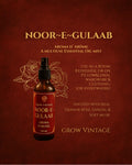 Aroma D’Arome Noor-E-Gulaab Oil Spray | Luxury Rose, Amber & Musk Essential Oil Mist | Long-Lasting Floral Room Fragrance & Aura Mist | Mughal-Inspired Natural Scent, 100 ml