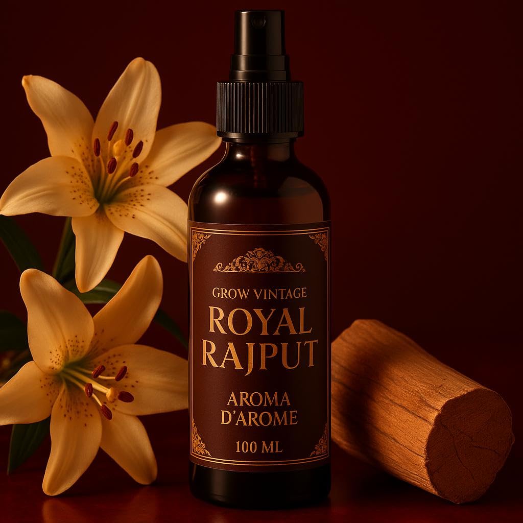 Aroma D’Arôme – Royal Rajput | Essential Oil Spray for Room, Linen & Aura | 100 ml